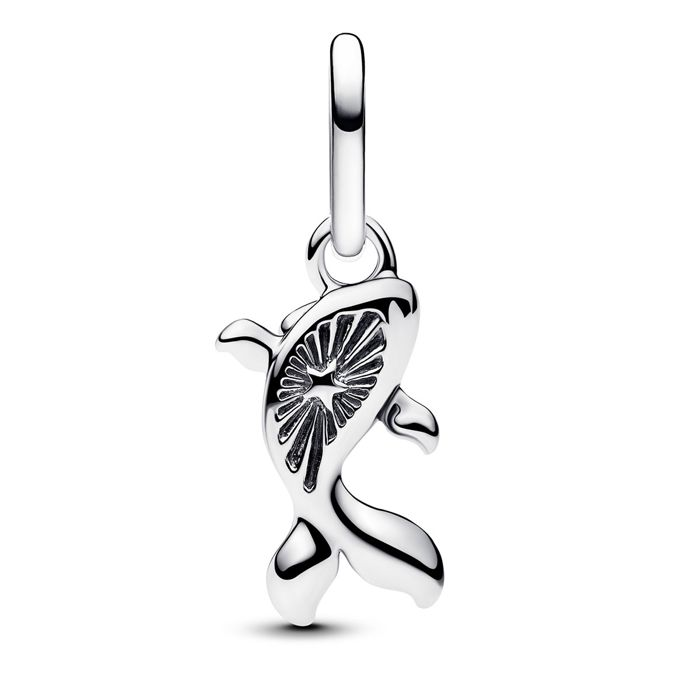 Pandora Moments Red Murano Glass Koi Fish Mini Dangle Charm