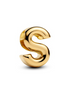 Pandora Moments 14K Gold-Plated Letter S Alphabet Charm