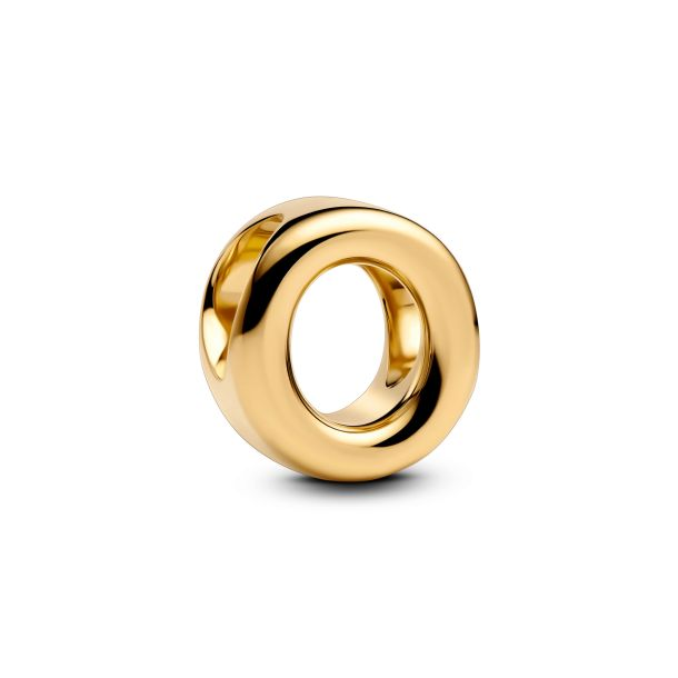 Pandora Letter O Alphabet Gold-Plated Charm