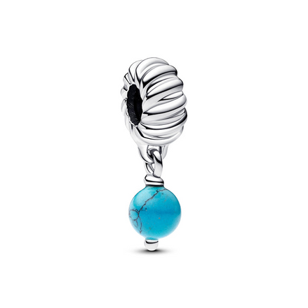 Pandora Turquoise-colored Dangle Charm
