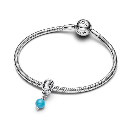 Pandora Turquoise-colored Dangle Charm