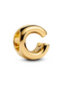 Pandora Moments 14K Gold-Plated Letter C Alphabet Charm