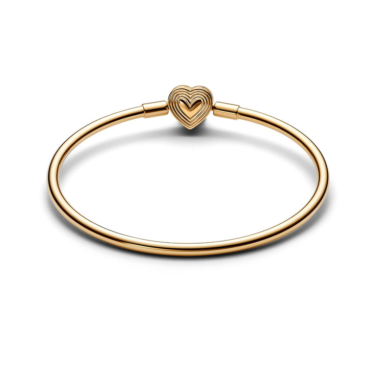 Pandora Radiating Heart Clasp Bangle Size 19 – Hannoush NC