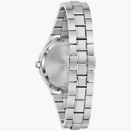 Bulova Classic Prestige Bracelet Watch With Textured Purple Ombre Dial
