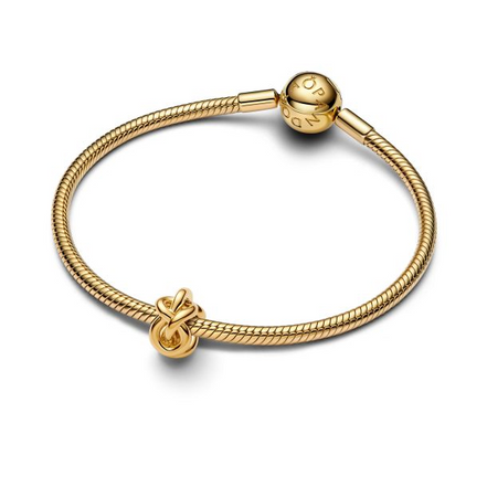 Pandora Infinity Knot Gold-Plated Charm