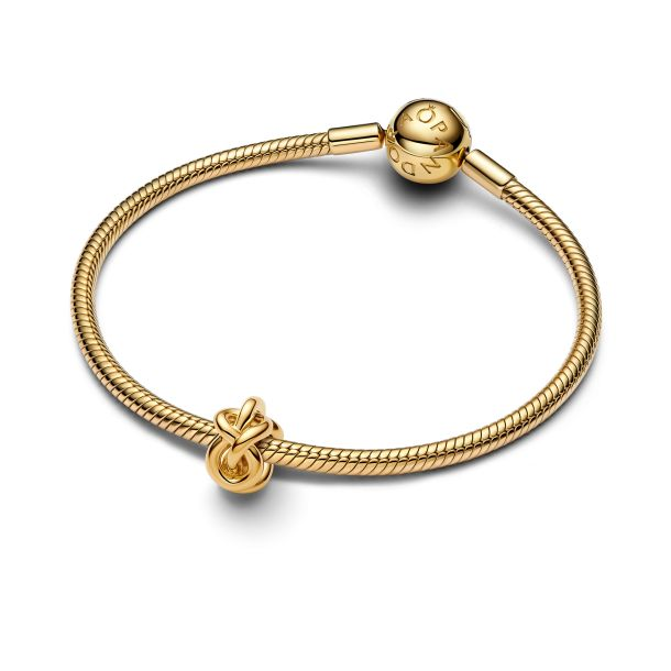 Pandora Infinity Knot Gold-Plated Charm