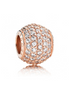 Abstract Pave Pandora Rose Charm