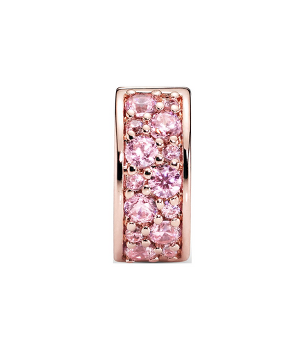 Pink Pavé Clip Charm