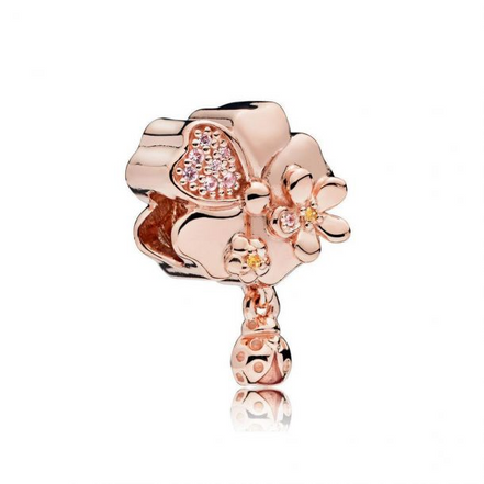 Pandora Rose Wildflower Meadow Charm