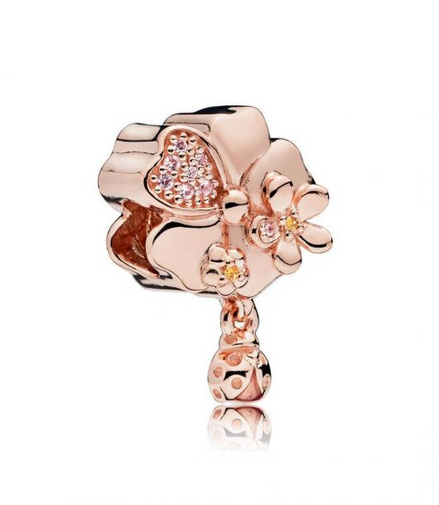 Pandora Rose Wildflower Meadow Charm