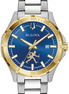 Bulova Men's Wake Forest "Walking Deacon" Two-Tone Bracelet Watch With Blue Dial