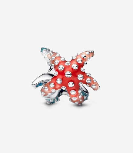 Pandora Moments  Colorful Starfish Mini Charm