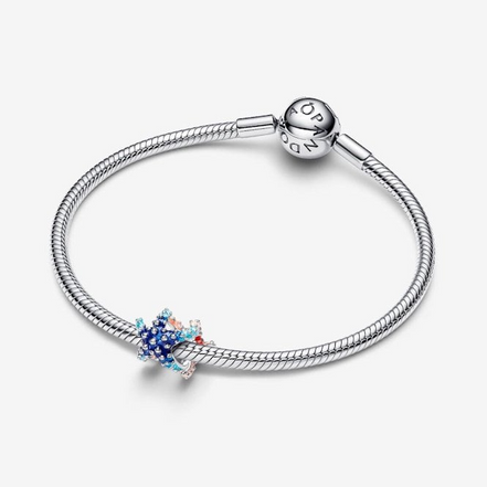 Pandora Moments  Colorful Starfish Mini Charm