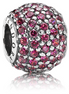 Pandora Red Pave Lights Charm