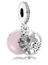 Springtime Dangle with Soft Pink Enamel Charm