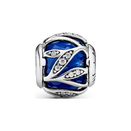Nature's Radiance Charm with Royal Blue Crystal