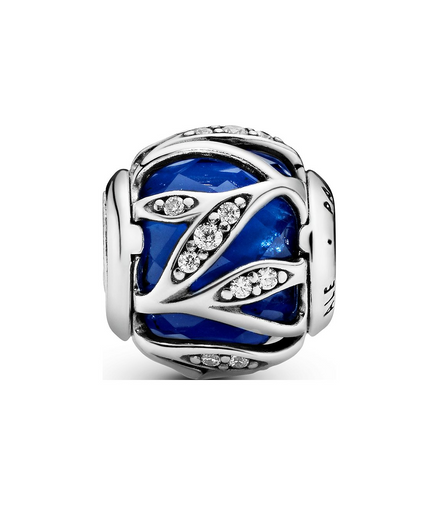 Nature's Radiance Charm with Royal Blue Crystal