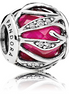 Nature's Radiance Charm with Synthetic Ruby