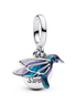 Pandora Hummingbird Double Dangle Charm