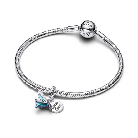 Pandora Hummingbird Double Dangle Charm