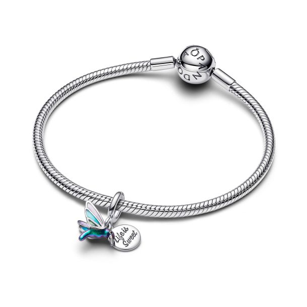 Pandora Hummingbird Double Dangle Charm