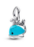 Pandora Moments Turquoise-Colored Whale Dangle Charm