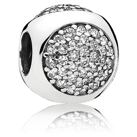 Sterling Silver Dazzling Droplet Charm