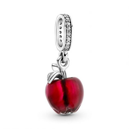 Pandora Murano Glass Red Apple Dangle Charm