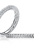 A.JAFFE 14K White Gold And 0.65 CTW Pave' Diamond Band