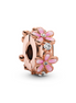 Pandora Moments Pink Daisy Spacer Clip Charm