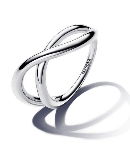 Pandora Essence Organically Shaped Infinity Ring Size 9