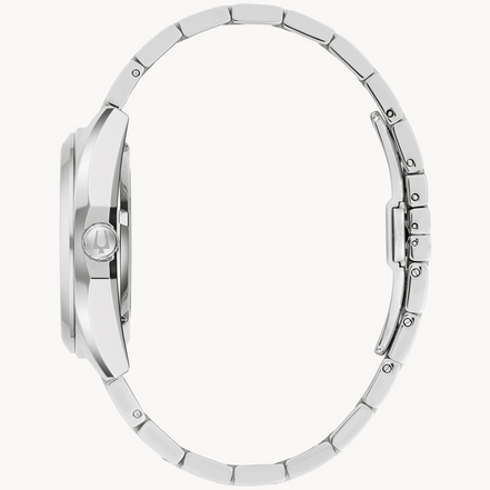 Bulova Men's Surveyor Automatic Stainless Steel Watch With Brown Dial