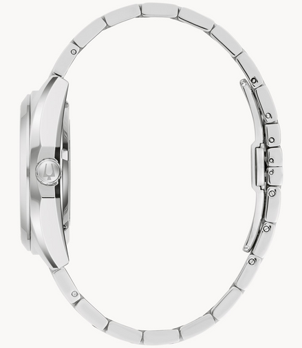 Bulova Men's Surveyor Automatic Stainless Steel Watch With Brown Dial