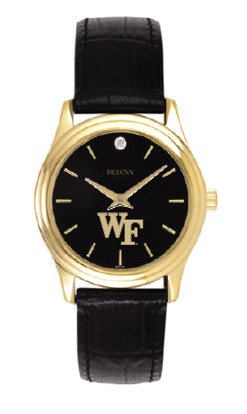 Bulova Men's Wake Forest "WF" Black Dial Watch