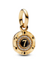 Pandora Lucky Chip Dangle Charm 14K Gold Plating