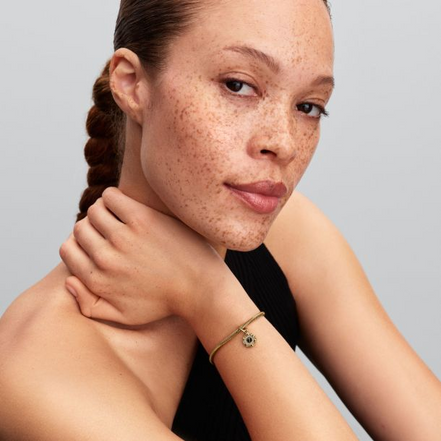 Pandora Lucky Chip Dangle Charm 14K Gold Plating