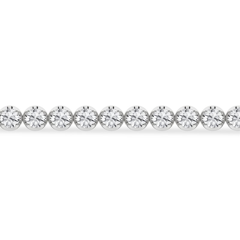 Revelation 14K White Gold 3 CTW Lab Grown  Diamond Tennis Bracelet