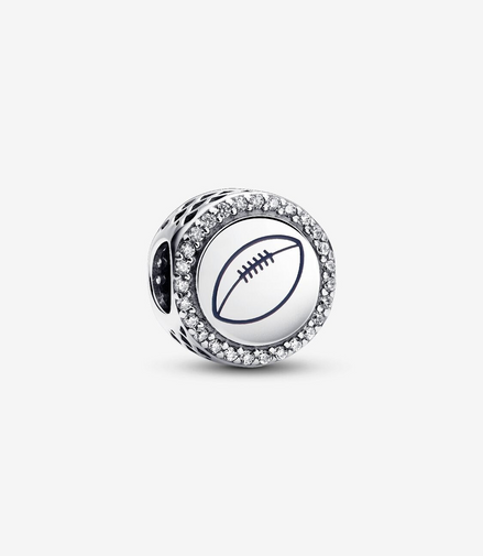 Pandora Sterling Silver Engravable Football Charm