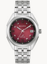 Bulova Jet Star Red Dial Stainless Steel 40mm Watch