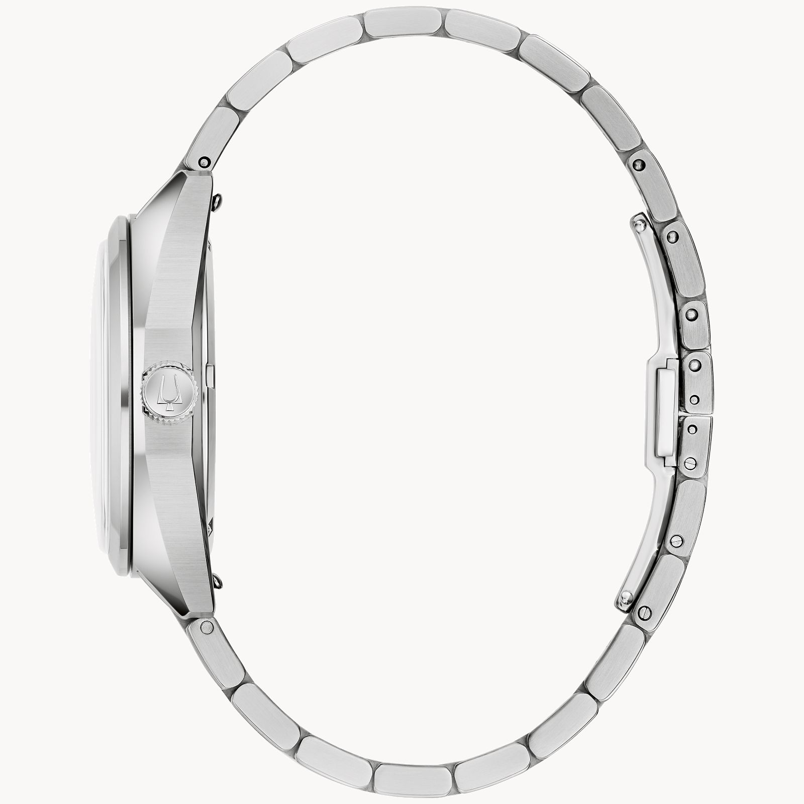 Bulova Jet Star Red Dial Stainless Steel 40mm Watch