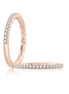 A.JAFFE 14K Yellow Gold 0.18 CTW Diamond Wedding Band