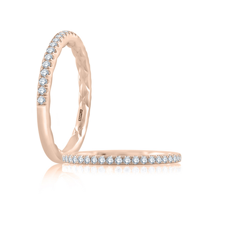 A.JAFFE 14K Yellow Gold 0.18 CTW Diamond Wedding Band