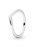 Pandora Timeless Silver Polished Wishbone Ring Size 7.5