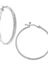 Susan Shaw Silver Dainty Garden Hoops