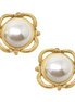 Susan Shaw Pearl Scroll Studs