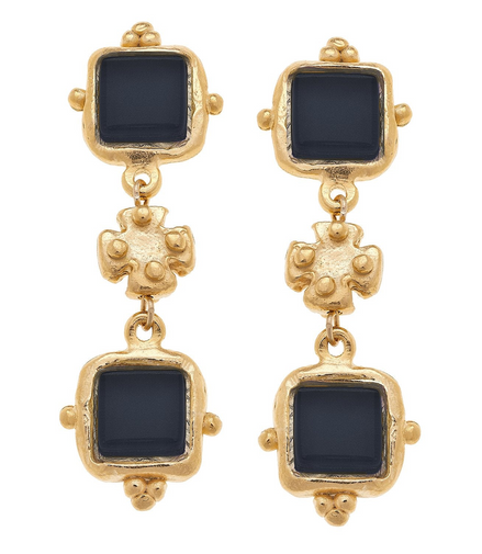 Susan Shaw Charlotte Deux Tier Earrings