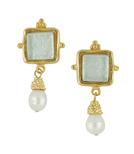 Susan Shaw Madeline Pearl Drop Earrings