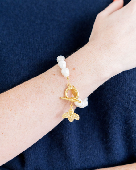 Susan Shaw Honey Bee Pearl Bracelet