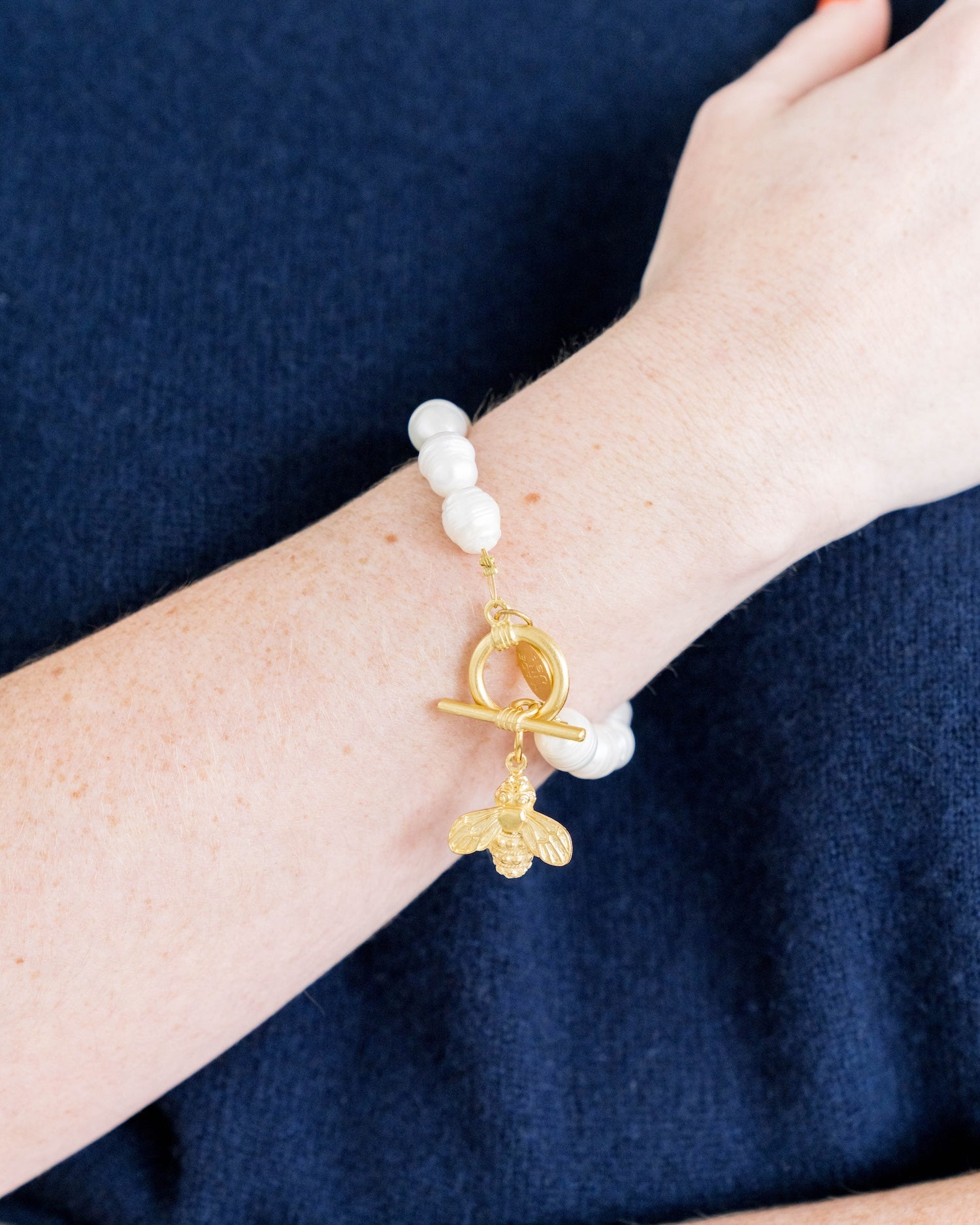 Susan Shaw Honey Bee Pearl Bracelet