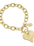 Susan Shaw Heart Toggle Bracelet